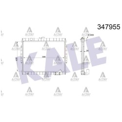 RADYATÖR SU L-200 86-96 26mm M-T BRAZING 4X4