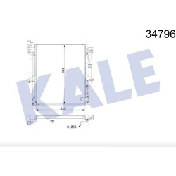 RADYATÖR SU L-200 06-15 26mm A-T BRAZING