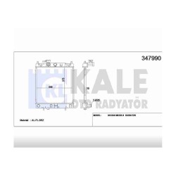 RADYATÖR SU MICRA 92-02 M-T BRAZING RADYATÖR SU MICRA 92-02 M-T BRAZING