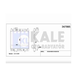 RADYATÖR SU MICRA 92-00 A-T BRAZING RADYATÖR SU MICRA 92-00 A-T BRAZING