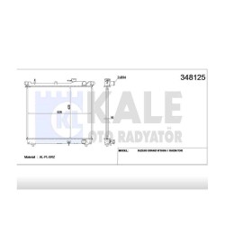 RADYATÖR SU GRAND VITARA 98-03 1.6 16V 16mm M-T BRAZING RADYATÖR SU GRAND VITARA 98-03 1.6 16V 16mm M-T BRAZING