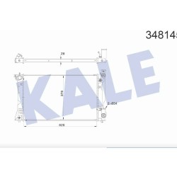 RADYATÖR SU AVENSIS 03-08 2.0 VVTI 26mm A-T BRAZING RADYATÖR SU AVENSIS 03-08 2.0 VVTI 26mm A-T BRAZING