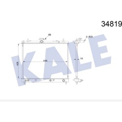 RADYATÖR SU TERIOS 05= 16mm 1.5 A-T BRAZING