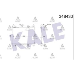 RADYATÖR SU YARIS 99-06 1.0 BENZİNLİ M-T BRAZING