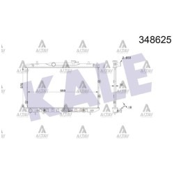 RADYATÖR SU CERATO 04-06 1.6 BENZİNLİ A-T BRAZING RADYATÖR SU CERATO 04-06 1.6 BENZİNLİ A-T BRAZING