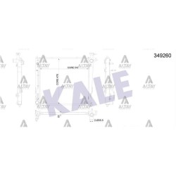 RADYATÖR SU SORENTO 10-12 22mm / 2.0 -2.2 A-T BRAZING