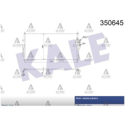 RADYATÖR KLİMA ALMERA 00=1.5 / 1.6 RADYATÖR KLİMA ALMERA 00=1.5 / 1.6