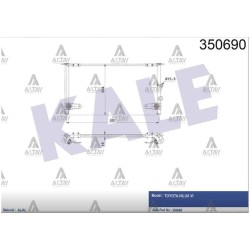 RADYATÖR KLİMA HILUX 01-05 LN-145