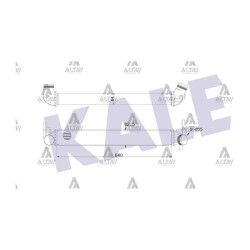 TURBO RADYATÖRÜ (INTERCOOLER) POLO / FABIA / IBIZA 10= CAYB-CAYC-CAYD-CFWA 1.2 TDI-1.6 TDI BRAZING