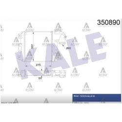 TURBO RADYATÖRÜ (INTERCOOLER) HILUX 06-15 / 2.5 - 3.0 D4D / KUN15 / KUN25 / KUN26 / KUN35 TURBO RADYATÖRÜ (INTERCOOLER) HILUX 06-15 / 2.5 - 3.0 D4D / KUN15 / KUN25 / KUN26 / KUN35