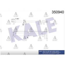 TURBO RADYATÖRÜ (INTERCOOLER) GOLF7 / A3 / LEON 13= CJZA-CJZB-CYVA-CYVB-CLHA-CLHB-CRKA-CRKB 1.2 TSI-1.6 TDI BRAZING