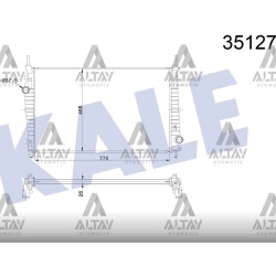 RADYATÖR SU TRANSİT V347 07-14 3.2 TDCI