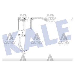 RADYATÖR KALORİFER MEGANE II 08-10 / SCENIC II 03-09 / BRAZING RADYATÖR KALORİFER MEGANE II 08-10 / SCENIC II 03-09 / BRAZING