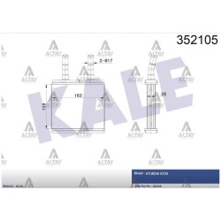 RADYATÖR KALORİFER ATOS  98-02 BRAZING