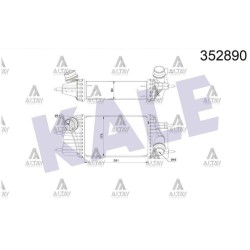 TURBO RADYATÖRÜ (INTERCOOLER) JUKE 1.5 DCI 10=