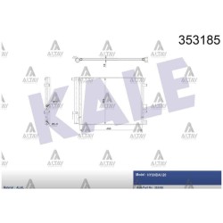 RADYATÖR KLİMA I-20 09-12 DİZEL