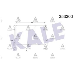 RADYATÖR SU GOLF5 / PASSAT / JETTA / A3 04-09 BGU-BSE-BLF-BLP 1.6-1.6 FSI BRAZING
