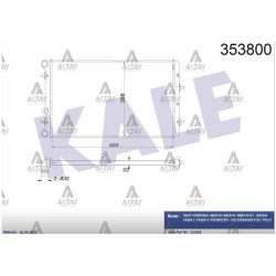 RADYATÖR SU POLO / FABIA / IBIZA / CORDOBA 01-09 BBY-BKY-BUD-BBZ-AMF-BNV-BNM 1.4 TDI-1.4 16V BRAZING RADYATÖR SU POLO / FABIA / IBIZA / CORDOBA 01-09 BBY-BKY-BUD-BBZ-AMF-BNV-BNM 1.4 TDI-1.4 16V BRAZING