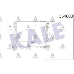 RADYATÖR SU TRANSPORTER T5 04-09 AXD-AXE 2.5 TDI BRAZING