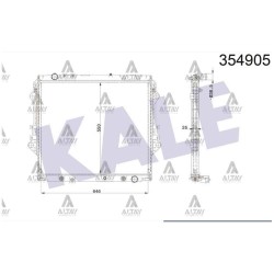 RADYATÖR SU HILUX 15= REVO 2.8cc A-T BRAZING RADYATÖR SU HILUX 15= REVO 2.8cc A-T BRAZING