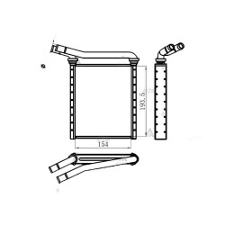 RADYATÖR KALORİFER COROLLA 06= / AURIS / AVENSIS 08-15 / RAV-4 08=BRAZING RADYATÖR KALORİFER COROLLA 06= / AURIS / AVENSIS 08-15 / RAV-4 08=BRAZING