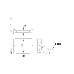 RADYATÖR KALORİFER H-100 KAMYONET 94-05 BRAZING RADYATÖR KALORİFER H-100 KAMYONET 94-05 BRAZING