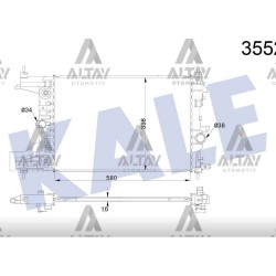 RADYATÖR SU ASTRA J / CRUZE A16XER-B16XER- AT-BRAZING RADYATÖR SU ASTRA J / CRUZE A16XER-B16XER- AT-BRAZING