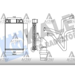 RADYATÖR KALORİFER MOKKA / AVEO 11= RADYATÖR KALORİFER MOKKA / AVEO 11=