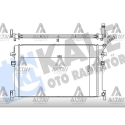 RADYATÖR SU ÖN GOLF / PASSAT / A3 / Q2 / Q3 / LEON / OCTAVİA 19= RADYATÖR SU ÖN GOLF / PASSAT / A3 / Q2 / Q3 / LEON / OCTAVİA 19=