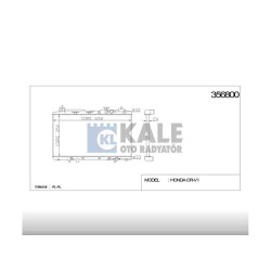 RADYATÖR SU CRV 97-02 22mm (AT/M-T) BRAZING