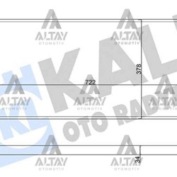 RADYATÖR SU TRANSPORTER T4 97-03 ABL-AJT-AJA-ACV 2.4-2.5 TDI MEKANİK