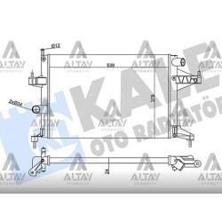 RADYATÖR SU COMBO C 01-06 / CORSA C 00-06 / 1.4-1.6-1.8 M-T MEKANİK RADYATÖR SU COMBO C 01-06 / CORSA C 00-06 / 1.4-1.6-1.8 M-T MEKANİK