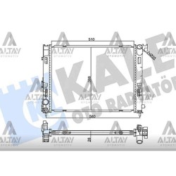 RADYATÖR SU CLIO V 1.0 19= / MICRA V 1.5DCI 16= 26mm BRAZING RADYATÖR SU CLIO V 1.0 19= / MICRA V 1.5DCI 16= 26mm BRAZING