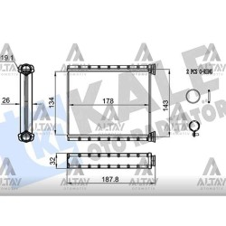 RADYATÖR KALORİFER CLIO V 19=