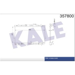 RADYATÖR SU ELANTRA 01-07 A-T BRAZING RADYATÖR SU ELANTRA 01-07 A-T BRAZING