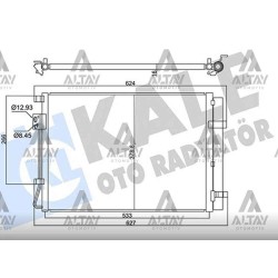 RADYATÖR KLİMA RIO / STONIC 17= 1.25-1.2-1.4 (KURUTUCULU)