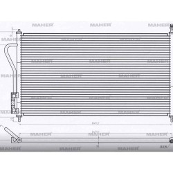 RADYATÖR KLİMA FOCUS I 98-04 1.4 16V-1.6 16V