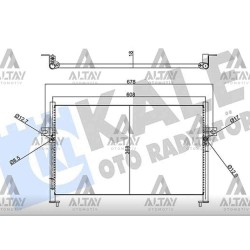 RADYATÖR KLİMA STAREX 98-08 / H-100 94-06 MİNİBÜS / H-100 97-04 KAMYONET 12 MM RADYATÖR KLİMA STAREX 98-08 / H-100 94-06 MİNİBÜS / H-100 97-04 KAMYONET 12 MM