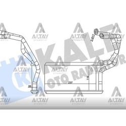 RADYATÖR KALORİFER L-200 06-15 RADYATÖR KALORİFER L-200 06-15