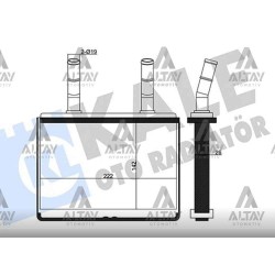 RADYATÖR KALORİFER H-100 KAMYONET 05-18 / BONGO 04=