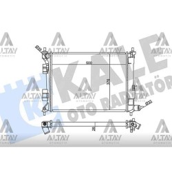 RADYATÖR SU I-20 15-18 BENZİNLİ 1.2 M-T