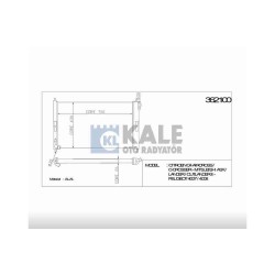 RADYATÖR SU LANCER 08= / ASX 10= / OUTLANDER 06-13 / PEUGEOT 4007-4008 HDI 698x408x26 (AT/MT) BRAZING RADYATÖR SU LANCER 08= / ASX 10= / OUTLANDER 06-13 / PEUGEOT 4007-4008 HDI 698x408x26 (AT/MT) BRAZING