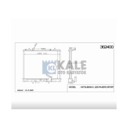 RADYATÖR SU L-200 01-06 PAJERO SPORT M-T BRAZING RADYATÖR SU L-200 01-06 PAJERO SPORT M-T BRAZING