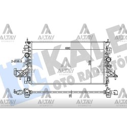 RADYATÖR SU ASTRA K 16 = / B14XE M-T BRAZING RADYATÖR SU ASTRA K 16 = / B14XE M-T BRAZING
