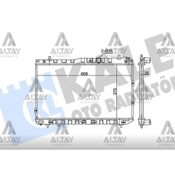 RADYATÖR SU CERATO 04-06 1.5 DİZEL M-T RADYATÖR SU CERATO 04-06 1.5 DİZEL M-T