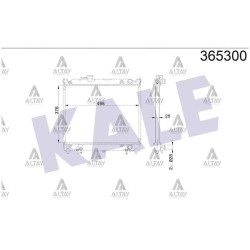 RADYATÖR SU VITARA 88-97 1.6 3 KAPI 26mm A-T BRAZING