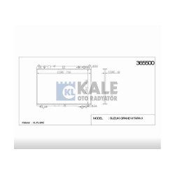 RADYATÖR SU GRAND VITARA 05-15 2.0 / 2.4 J20A / J24A A-T BRAZING RADYATÖR SU GRAND VITARA 05-15 2.0 / 2.4 J20A / J24A A-T BRAZING