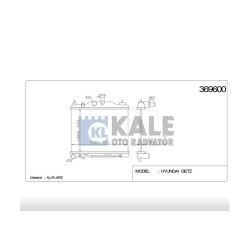 RADYATÖR SU GETZ 03-11 BENZİNLİ A-T BRAZING RADYATÖR SU GETZ 03-11 BENZİNLİ A-T BRAZING