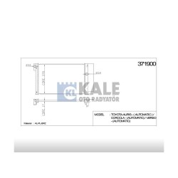 RADYATÖR SU COROLLA 06-13 / AURIS 07-12 BENZİNLİ A-T BRAZING RADYATÖR SU COROLLA 06-13 / AURIS 07-12 BENZİNLİ A-T BRAZING