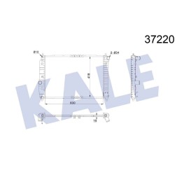 RADYATÖR SU AVEO 06-11 / KALOS 03-08 / 1.4 M-T MEKANİK